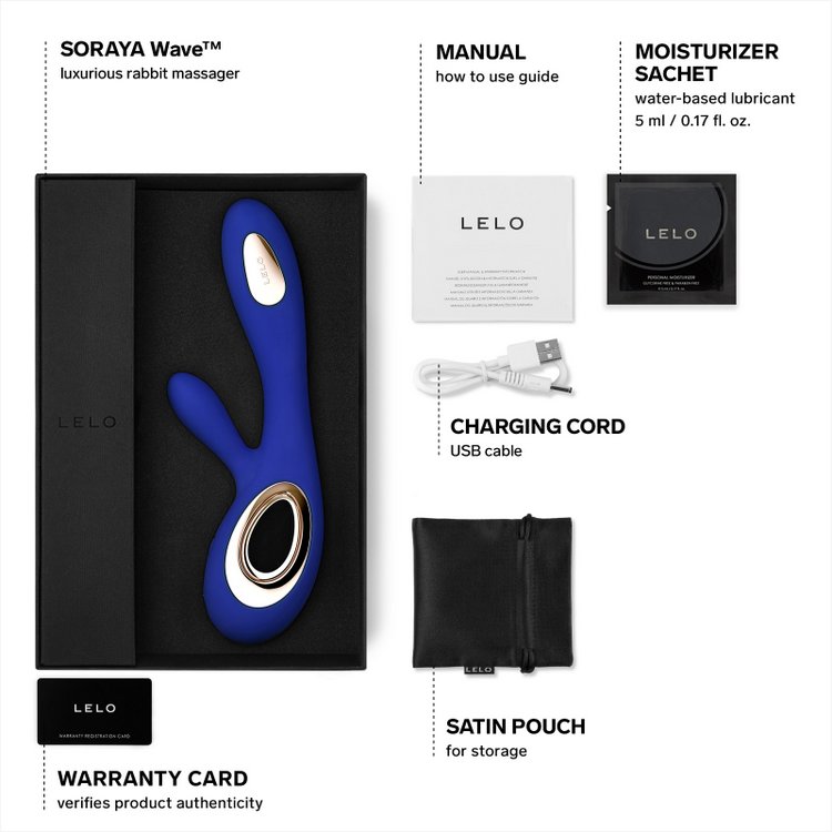 Lelo Soraya Wave m&aacute;y rung massage điểm G c&ocirc;ng nghệ WaveMotion cao cấp